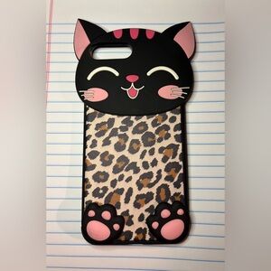 Like new Leopard Kitty iPhone 7plus/8plus Case